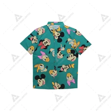 Disney Erkek Mickey ve Arkadaşları Düğmeli Gömlek